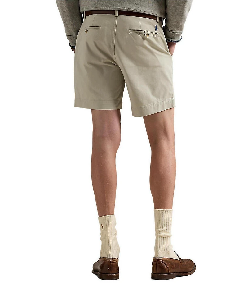 Polo Ralph Lauren Classic Fit Stretch Chino 7#double; Inseam Shorts