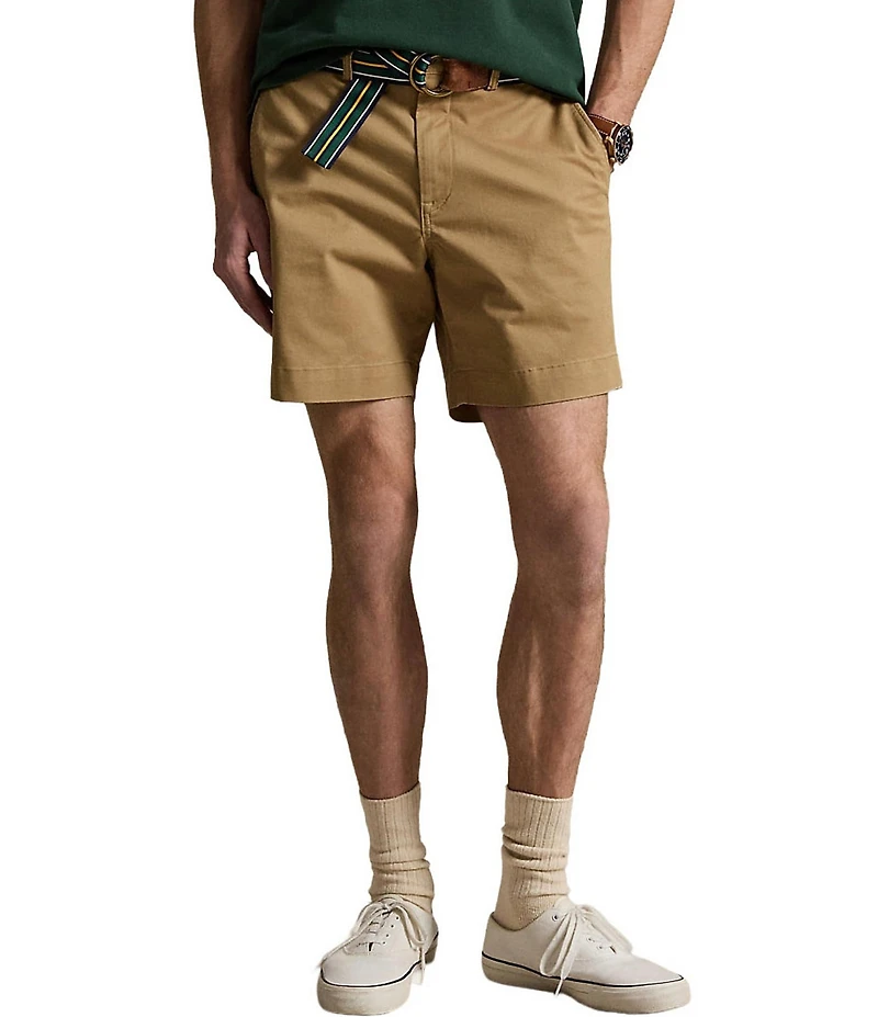 Polo Ralph Lauren Classic Fit Stretch Chino 7#double; Inseam Shorts