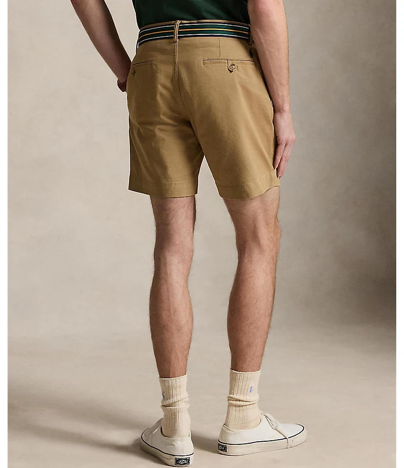 Polo Ralph Lauren Classic Fit Stretch Chino 7#double; Inseam Shorts