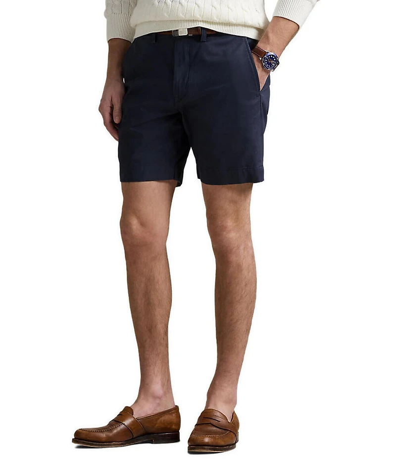 Polo Ralph Lauren Classic Fit Stretch Chino 7#double; Inseam Shorts