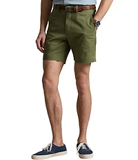 Polo Ralph Lauren Classic Fit Stretch Chino 7#double; Inseam Shorts