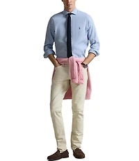 Polo Ralph Lauren Classic Fit Stretch Linen Long Sleeve Woven Shirt