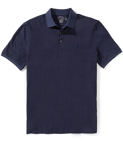 Polo Ralph Lauren Classic Fit Stretch Mesh Glen Plaid Short Sleeve Polo Shirt