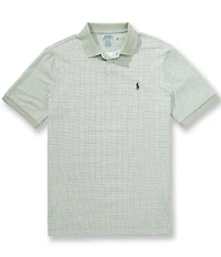 Polo Ralph Lauren Classic Fit Stretch Mesh Glen Plaid Short Sleeve Polo Shirt
