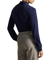Polo Ralph Lauren Classic Fit Stretch Mesh Long Sleeve Polo Shirt