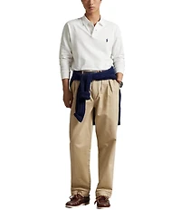 Polo Ralph Lauren Classic Fit Stretch Mesh Long Sleeve Polo Shirt