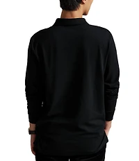 Polo Ralph Lauren Classic Fit Stretch Mesh Long Sleeve Polo Shirt