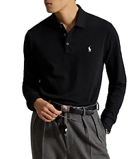 Polo Ralph Lauren Classic Fit Stretch Mesh Long Sleeve Polo Shirt