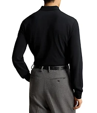 Polo Ralph Lauren Classic Fit Stretch Mesh Long Sleeve Polo Shirt