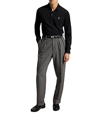 Polo Ralph Lauren Classic Fit Stretch Mesh Long Sleeve Polo Shirt