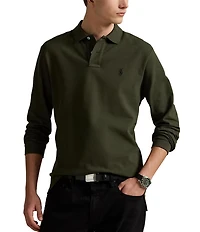 Polo Ralph Lauren Classic Fit Stretch Mesh Long Sleeve Polo Shirt