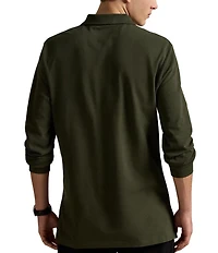 Polo Ralph Lauren Classic Fit Stretch Mesh Long Sleeve Polo Shirt