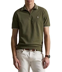 Polo Ralph Lauren Classic Fit Stretch Mesh Short Sleeve Zip Polo Shirt