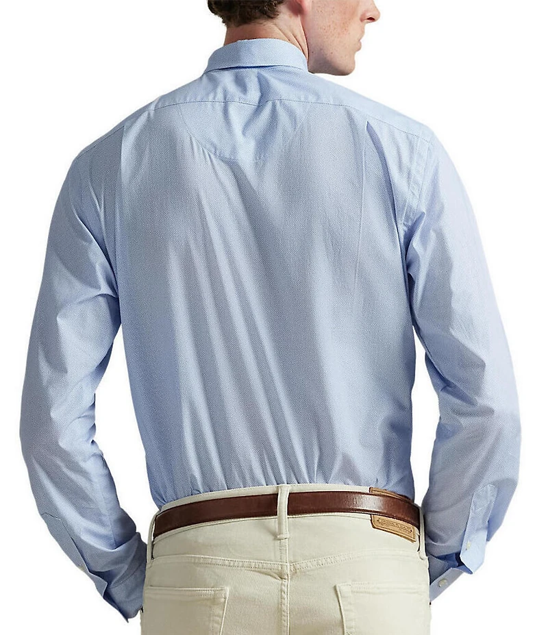 Polo Ralph Lauren Classic Fit Stretch Poplin Long Sleeve Shirt