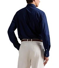 Polo Ralph Lauren Classic Fit Stretch Poplin Point Collar Long Sleeve Woven Shirt