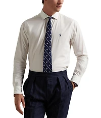 Polo Ralph Lauren Classic Fit Stretch Poplin Point Collar Long Sleeve Woven Shirt