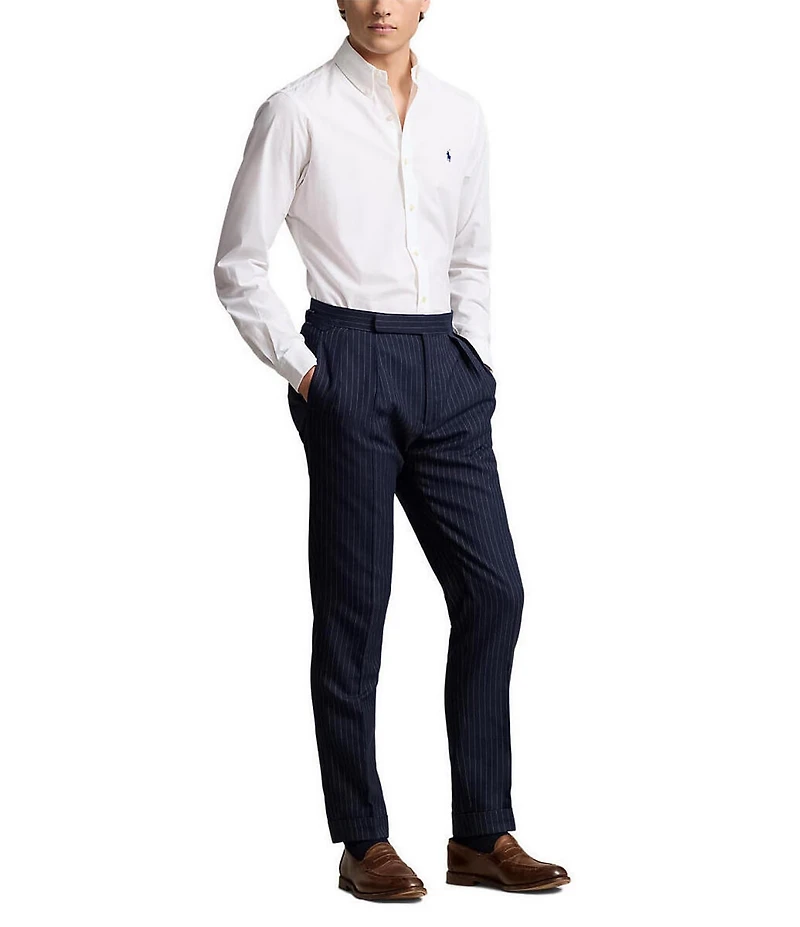 Polo Ralph Lauren Classic Fit Stretch Poplin Long Sleeve Woven Shirt