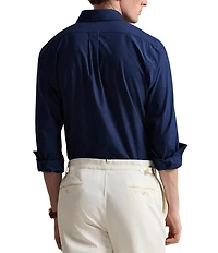 Polo Ralph Lauren Classic Fit Stretch Poplin Long Sleeve Woven Shirt