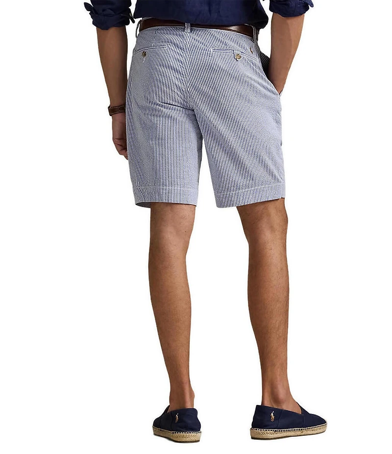 Polo Ralph Lauren Classic-Fit Stretch Seersucker 9.25#double; Inseam Shorts