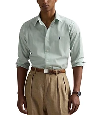 Polo Ralph Lauren Classic-Fit Stretch Stripe Poplin Long Sleeve Woven Shirt