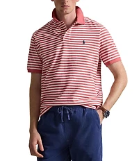 Polo Ralph Lauren Classic Fit Stripe Mesh Short Sleeve Polo Shirt