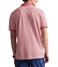 Polo Ralph Lauren Classic Fit Stripe Mesh Short Sleeve Polo Shirt