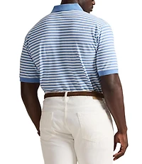 Polo Ralph Lauren Classic Fit Stripe Mesh Short Sleeve Polo Shirt