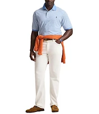 Polo Ralph Lauren Classic Fit Stripe Mesh Short Sleeve Polo Shirt