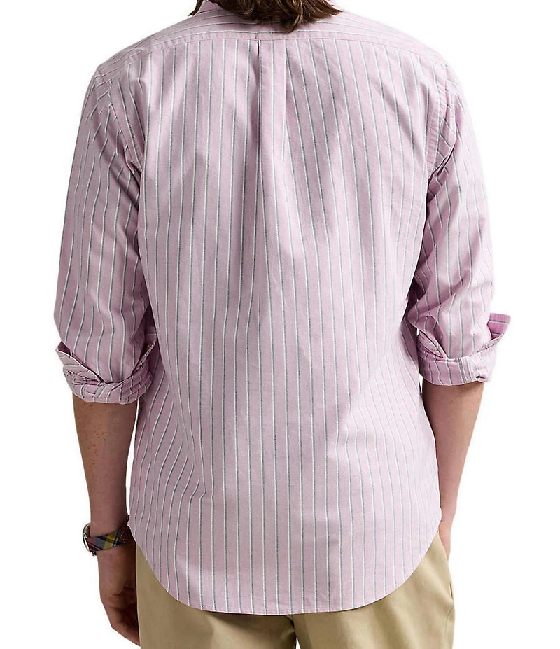 Polo Ralph Lauren Classic Fit Stripe Oxford Long Sleeve Woven Shirt