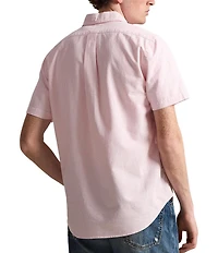 Polo Ralph Lauren Classic Fit Stripe Oxford Short Sleeve Woven Shirt