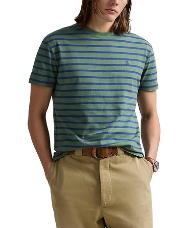 Polo Ralph Lauren Classic Fit Striped Jersey Short Sleeve T-Shirt