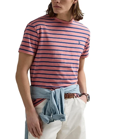 Polo Ralph Lauren Classic Fit Striped Jersey Short Sleeve T-Shirt