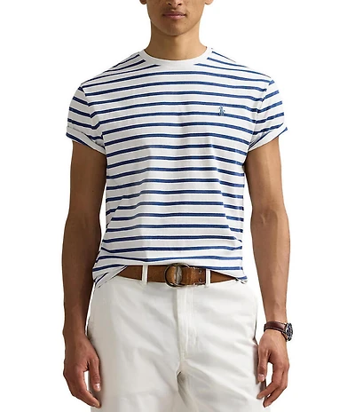 Polo Ralph Lauren Classic Fit Striped Jersey Short Sleeve T-Shirt