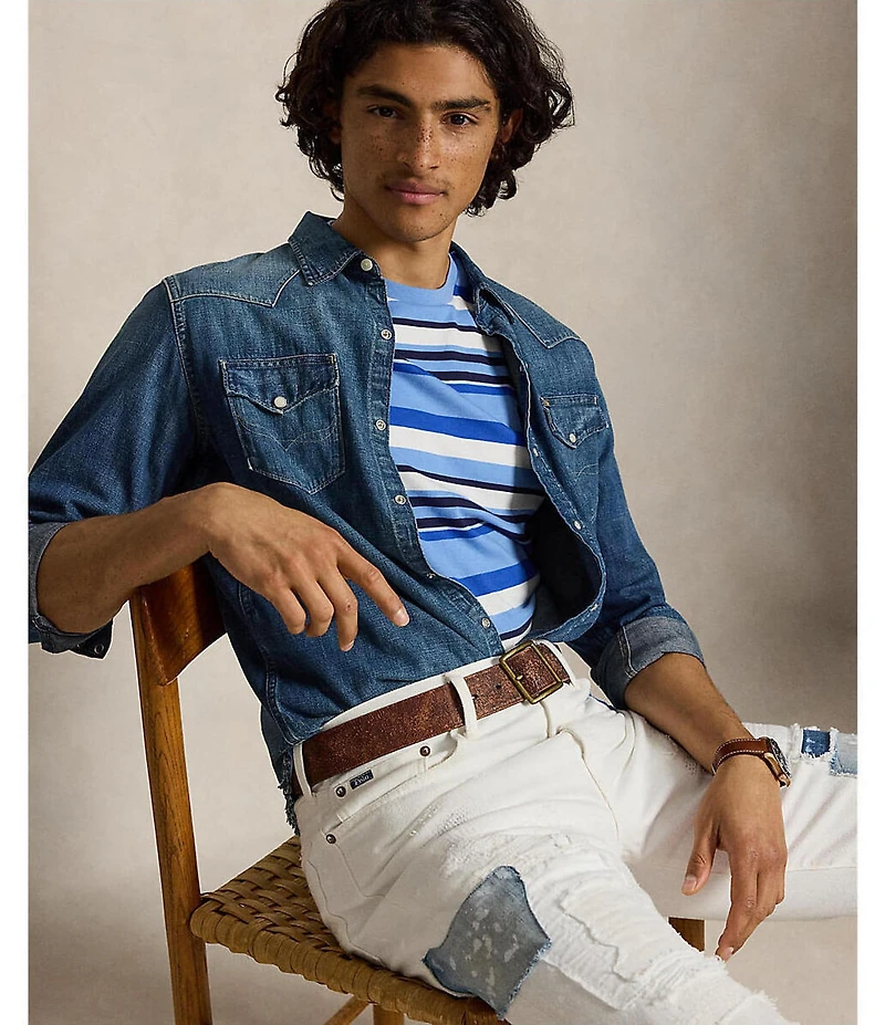 Polo Ralph Lauren Classic Fit Striped Jersey T-Shirt