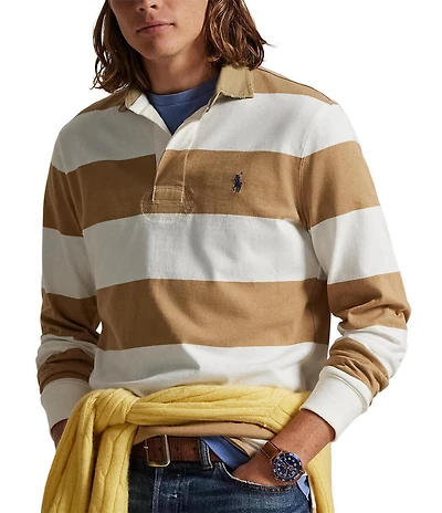 Polo Ralph Lauren Classic Fit Striped Long Sleeve Rugby Shirt