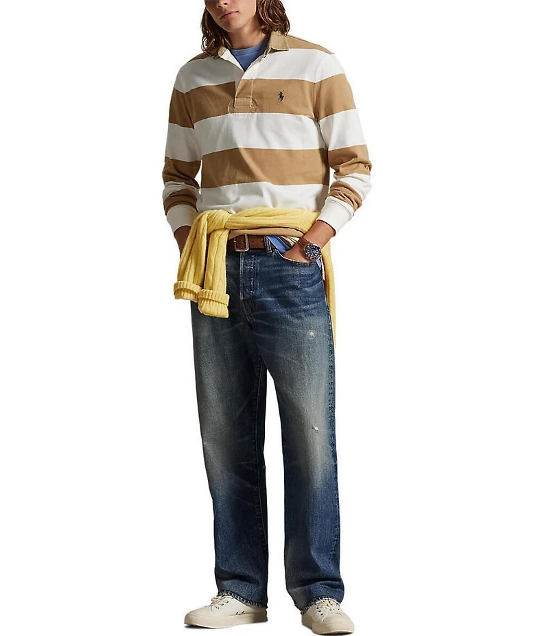 Polo Ralph Lauren Classic Fit Striped Long Sleeve Rugby Shirt
