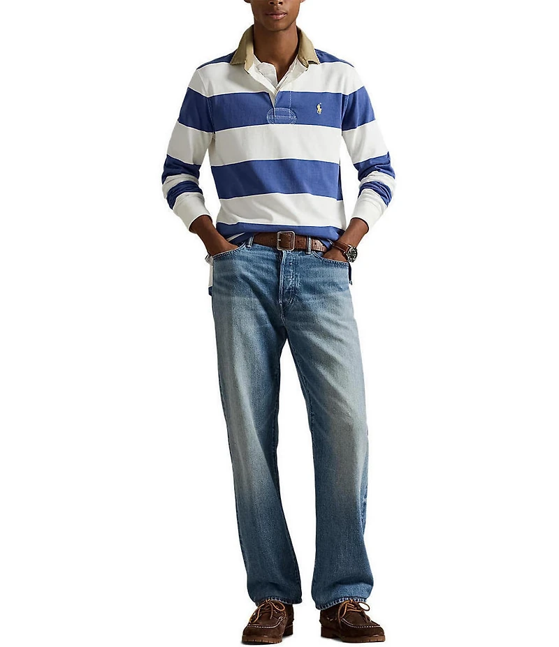 Polo Ralph Lauren Classic Fit Striped Long Sleeve Rugby Shirt