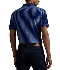 Polo Ralph Lauren Classic Fit Thin Striped Mesh Short Sleeve Polo Shirt
