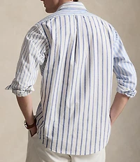 Polo Ralph Lauren Classic Fit Striped Oxford Long Sleeve Woven Funshirt