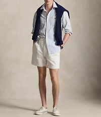 Polo Ralph Lauren Classic Fit Striped Oxford Long Sleeve Woven Funshirt