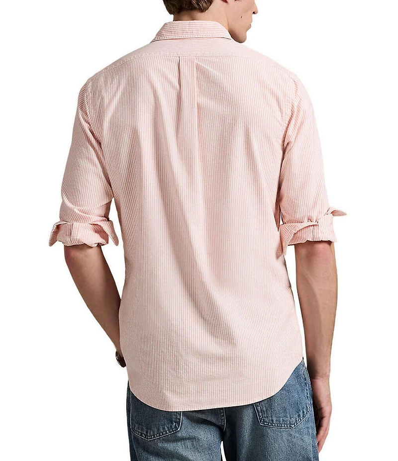 Polo Ralph Lauren Classic Fit Striped Oxford Long Sleeve Woven Shirt