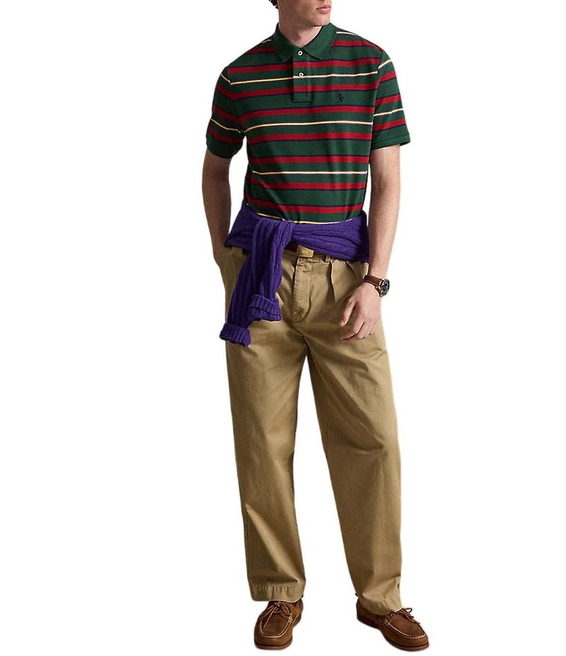 Polo Ralph Lauren Classic Fit Striped Short Sleeve Polo Shirt
