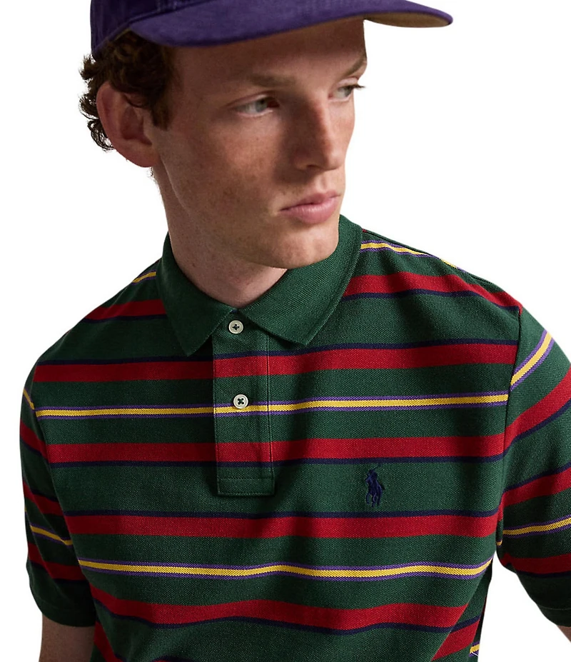 Polo Ralph Lauren Classic Fit Striped Short Sleeve Polo Shirt