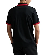 Polo Ralph Lauren Classic Fit Striped Soft Cotton Short Sleeve RL Racing Polo Shirt