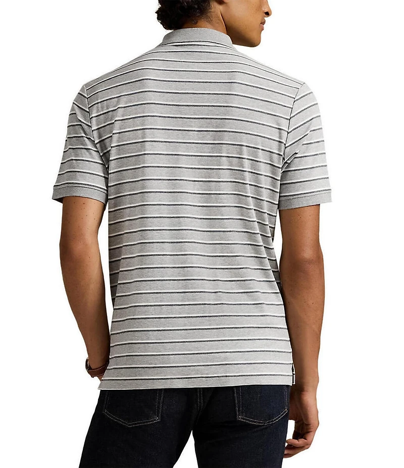 Polo Ralph Lauren Classic Fit Striped Soft Cotton Short Sleeve Polo Shirt