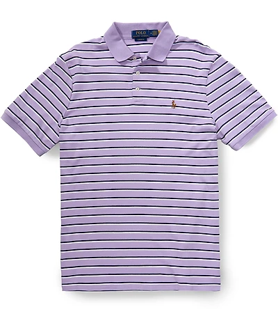 Polo Ralph Lauren Classic Fit Striped Soft Cotton Short Sleeve Polo Shirt