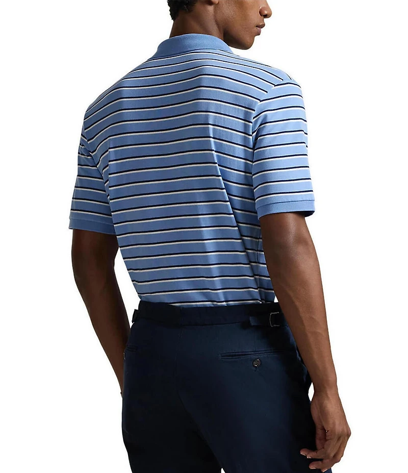 Polo Ralph Lauren Classic Fit Striped Soft Cotton Short Sleeve Polo Shirt
