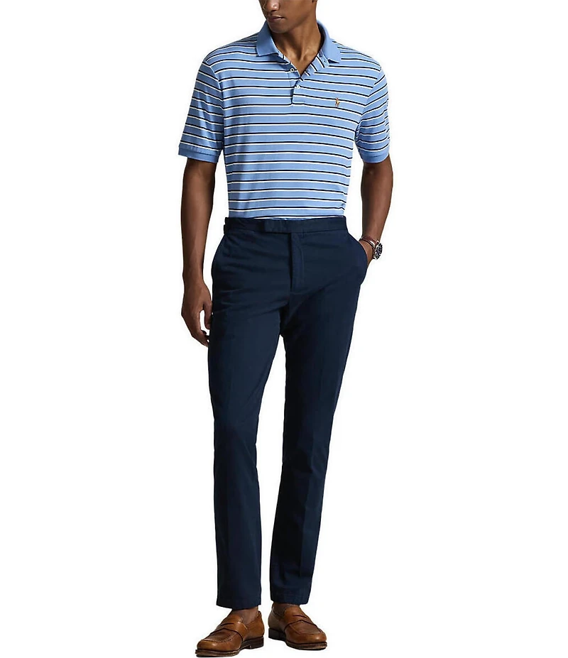 Polo Ralph Lauren Classic Fit Striped Soft Cotton Short Sleeve Polo Shirt