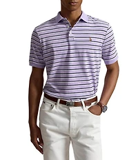 Polo Ralph Lauren Classic Fit Striped Soft Cotton Short Sleeve Polo Shirt