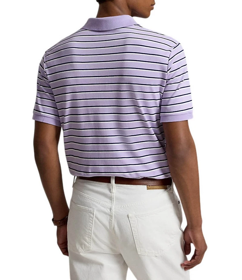 Polo Ralph Lauren Classic Fit Striped Soft Cotton Short Sleeve Polo Shirt